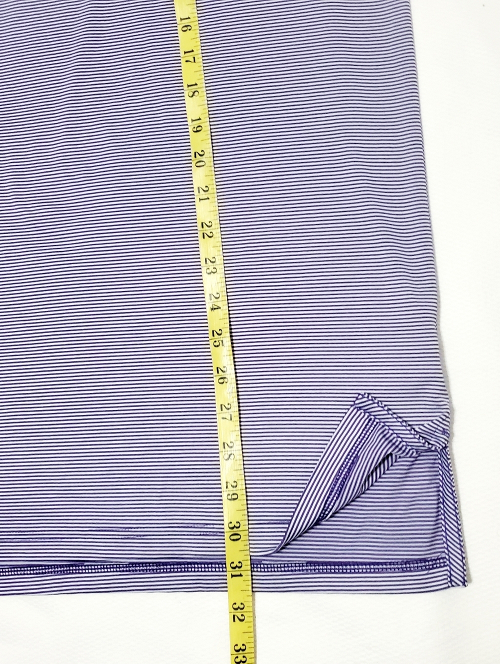 Southern Tide Purple Striped Golf Polo Shirt Large - Picture 9 of 9